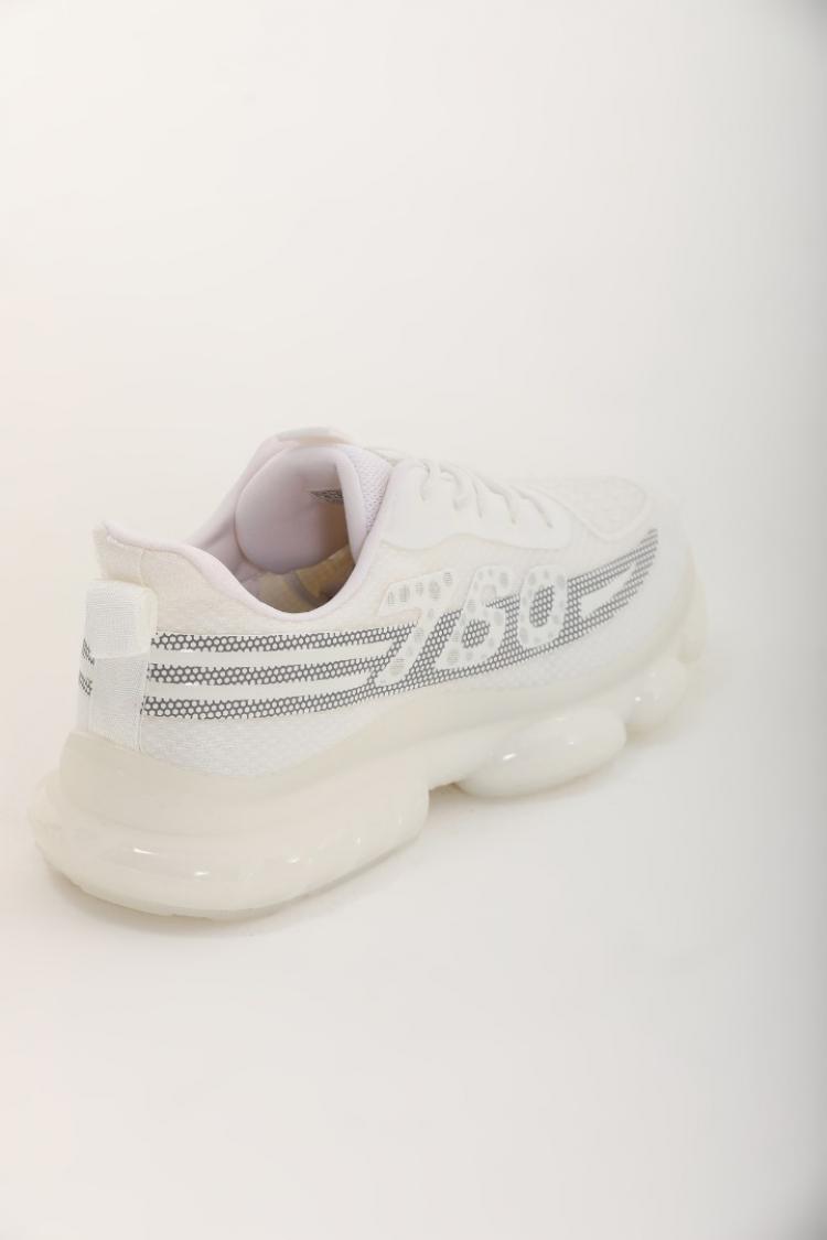 Beyaz 760 Yazılı Erkek Sneaker Ayakkabı